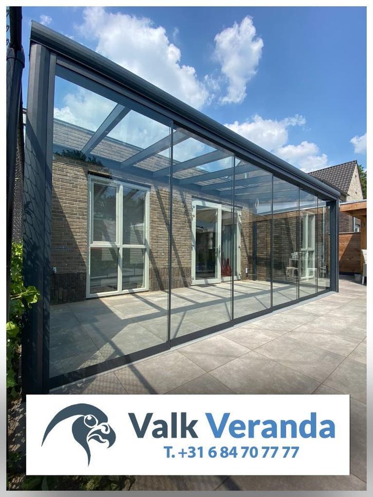 Goedkoopste Veranda / Overkapping / Serre / Schuifpui, Tuin en Terras, Overkappingen, Nieuw, Veranda, Ophalen of Verzenden