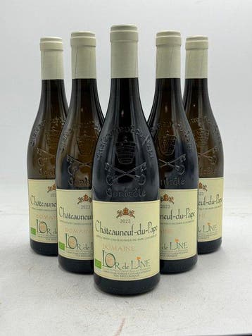2023 Domaine LOr de Line - Châteauneuf-du-Pape - 6 Flessen, Nieuw