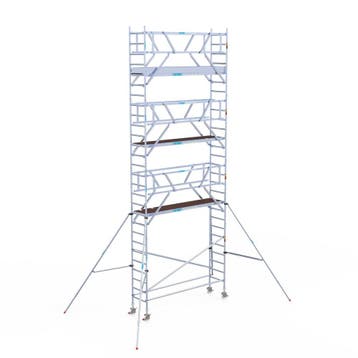 Rolsteiger Professional 75x305 9,2m werkhoogte vrijstaand, Doe-het-zelf en Verbouw, Verzenden, Nieuw, Rolsteiger of Kamersteiger