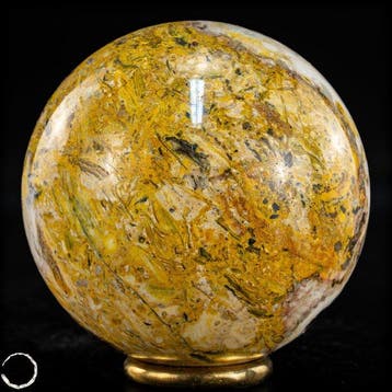 Natuurlijke Bumblebee Jasper bal uit Indonesië – Gloeiend