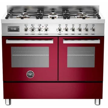 BERTAZZONI PRO1006MFEDVIT Fornuis 100 cm5040.50, Ophalen of Verzenden, Nieuw, Vrijstaand, Energieklasse A of zuiniger