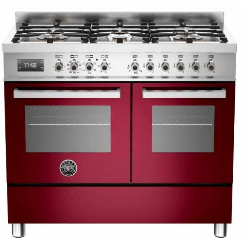 BERTAZZONI PRO1006MFEDVIT Fornuis 100 cm5040.50, Witgoed en Apparatuur, Fornuizen, Vrijstaand, Nieuw, Energieklasse A of zuiniger