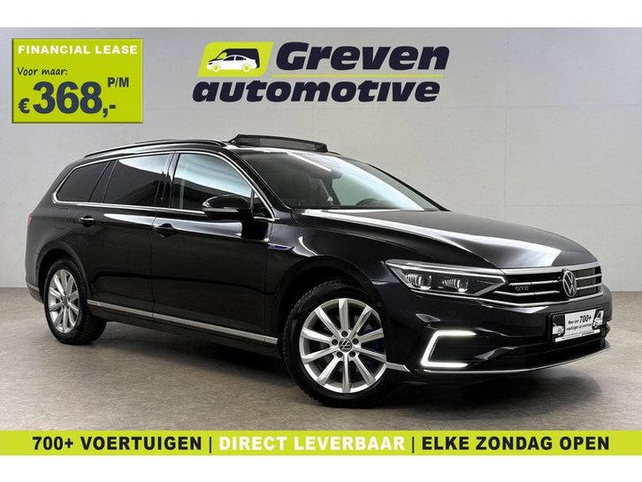 Volkswagen Passat 1.4 TSI PHEV GTE | Pano | Camera |, Auto's, Volkswagen, Automaat, Stationwagon, Zwart, Passat