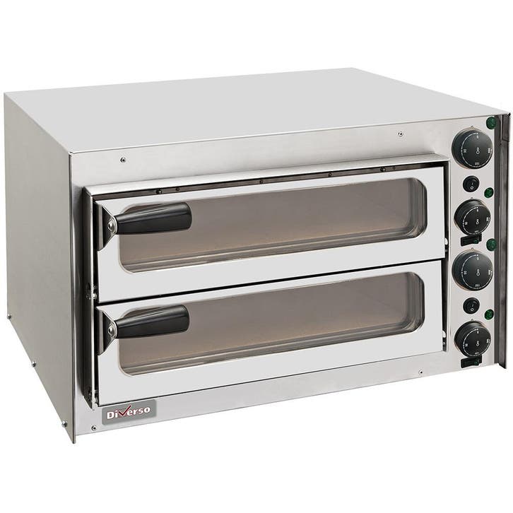 Diverso by Diamond Pizzaoven | Elektrisch | 2 Kamers Ø35cm |, Zakelijke goederen, Horeca | Keukenapparatuur, Nieuw in verpakking