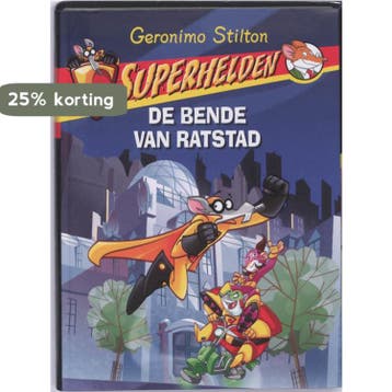 De bende van Ratstad / Superhelden / 1 - Geronimo Stilton, Verzenden, Zo goed als nieuw, Geronimo Stilton