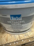 Herbol Methacryl Siegel Seidenmatt - WIT - 12,5 liter, Wit, Nieuw, Ophalen of Verzenden, Verf