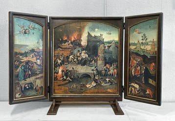 Jérôme Bosch (1450-1516), aft - La Tentation de saint