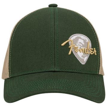 Fender 9122421400 Globe Pick Patch Pet – Groen Khaki, Ophalen of Verzenden, Nieuw