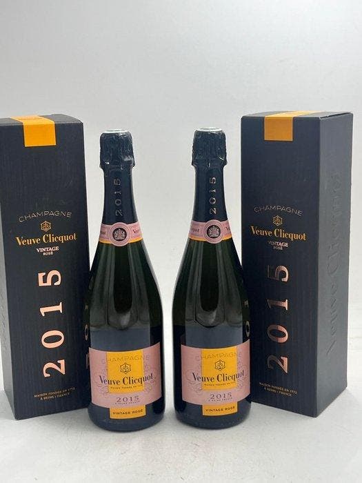 2015 Veuve Clicquot, Veuve Clicquot Vintage Rosé - Champagne, Verzamelen, Wijnen