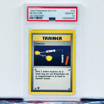 Pokémon Graded card - DETECTOR #74 1ST EDITION - Pokémon -, Nieuw