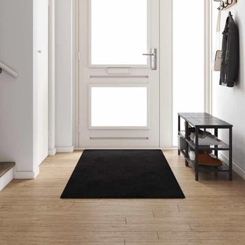 vidaXL Tapijt Loper Zwart 100 x 300 cm 100% Polypropylene, Verzenden, Nieuw, Zwart