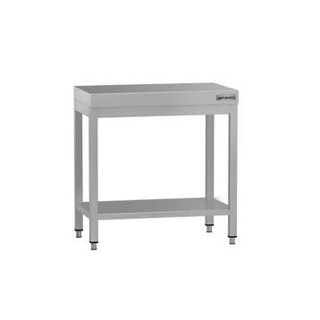 GGM Gastro | RVS werktafel ECO - 600x700mm - met onderschap, Verzenden, Nieuw in verpakking, Meubilair