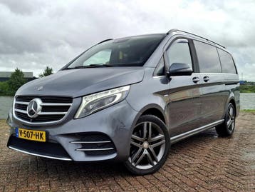 Mercedes-Benz V-Klasse 250d 4-MATIC Lang DC AMG, Automaat, Gebruikt, Euro 6, Zilver of Grijs