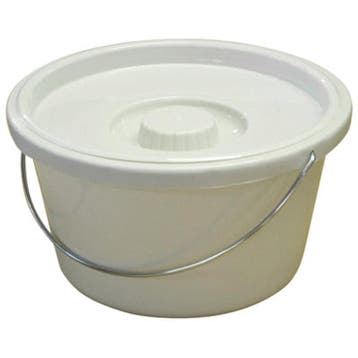 Toiletemmer met deksel postoel / commodestoel, Ophalen of Verzenden, Nieuw