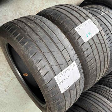 2 x Hankook Ventus S1 Evo 275-45-20 Zomerbanden 4,5mm, Gebruikt, 275 mm, Ophalen of Verzenden, Band(en)
