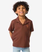 HEMA Kinderpolo bruin, Verzenden, Nieuw