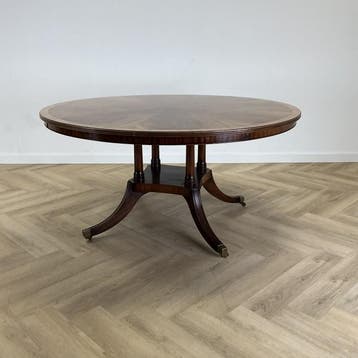 Bevan Funnell LTD Reprolux eetkamertafel (hxbxd) 77x152x152, Ophalen of Verzenden, Gebruikt, Bureau