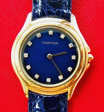 Cartier - Cougar Diamond Gold 18K - 887905 - Unisex - 1998, Nieuw