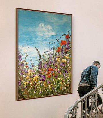 Irina Morisch - summer symphony -xxl floral artwork-