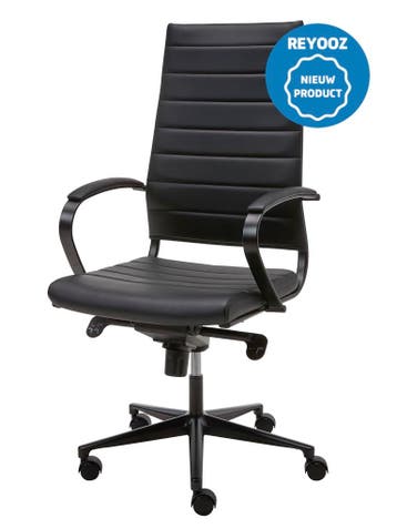 Vergaderstoel Magine - zwart - zwart frame -nieuw, Nieuw in verpakking