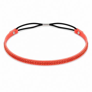 Haarband Glitter - Strass Steentjes - Rood, Nieuw