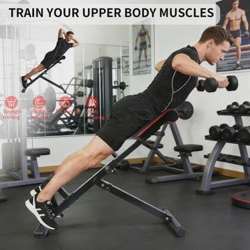 3-in-1 Multifunctionele Fitness Bank: Romeinse Stoel & Buikt, Verzenden, Nieuw