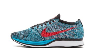 Nike Flyknit Racer Neo Turquoise, Nieuw