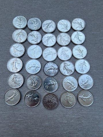 Frankrijk. Collection of coins incl. silver (Zonder