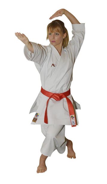 Karatepak Amber Arawaza | WKF kata-pak | Wit (Maat: 160), Verzenden, Nieuw, Karate, Vechtsportpak