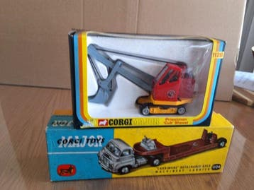 Corgi - Model vrachtwagen (2) - Priestman Cub Shovel;, Nieuw