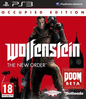 Wolfenstein the New Order Occupied Edition (ps3 tweedehands, Ophalen of Verzenden, Zo goed als nieuw