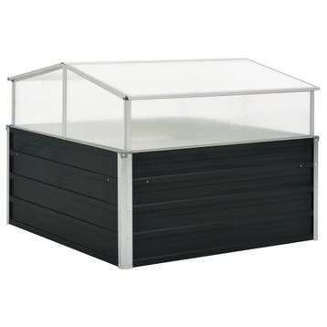 Plantenbak met kas 100cm | Laatste Stuk!, Polycarbonaat, Kweekkas, Ophalen of Verzenden, Zo goed als nieuw