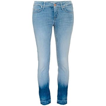 Cambio • blauwe Liu Short met steentjes • 34, Cambio, Nieuw, Maat 34 (XS) of kleiner, Verzenden