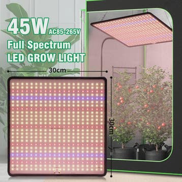 45W Full Spectrum LED Groeilamp - Dimbare Aluminium Kweeklam, Verzenden, Nieuw