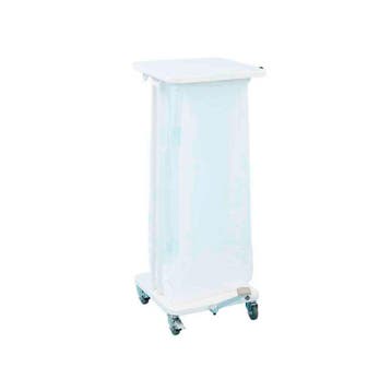 Saekko Boy met deksel en voetpedaal 60 ltr - Wit, Verzenden, Nieuw