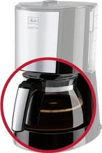 Melitta Aromafresh Glass Jug - Koffie kan Enjoy Top - Zwart, Witgoed en Apparatuur, Koffiezetapparaten, Ophalen of Verzenden, Nieuw