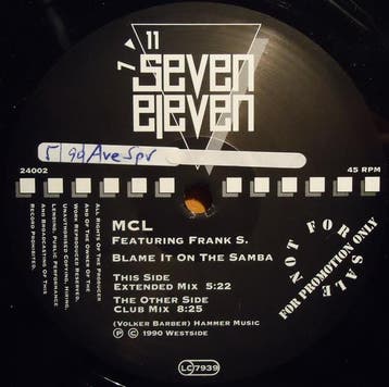 MCL (Micro Chip League) Featuring Frank S. - Blame It On The, Cd's en Dvd's, Ophalen of Verzenden, Gebruikt