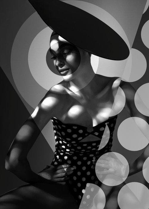 Elena Paraskeva - Spots and Circles - XL, Antiek en Kunst, Kunst | Designobjecten