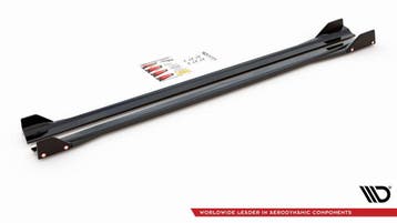 Maxton Side Skirts Diffusers V.2 met Flaps Mercedes-AMG A45, Verzenden, Nieuw