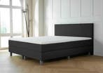 ACTIE! Boxspring Florence 140 200 Zwart, Verzenden, Zwart, Nieuw, 140 cm