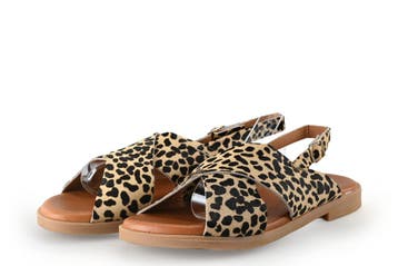 Milo &amp; Mila Sandalen in maat 38 Bruin, Bruin, Verzenden, Sandalen of Muiltjes, Zo goed als nieuw