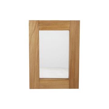 Teak Spiegel 18x25cm, Watersport en Boten, Accessoires en Onderhoud, Ophalen of Verzenden, Nieuw