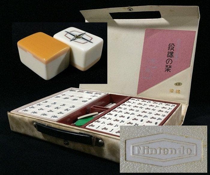 Japanese - Beeld, Nintendo / Japanese Vintage Mahjong Tiles, Spelcomputers en Games, Spelcomputers | Overige Accessoires