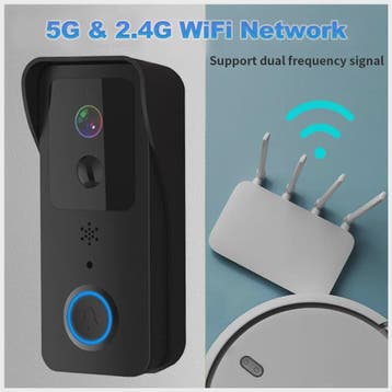 Slimme WiFi Video Deurbel met 1080P Camera, Tweeweg Audio &, Verzenden, Nieuw