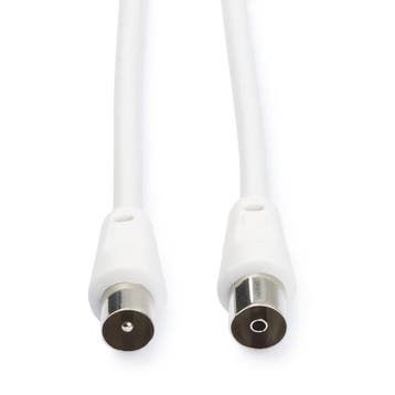 Coax kabel - Nedis - 25 meter (Analoog, Wit), Verzenden, Nieuw