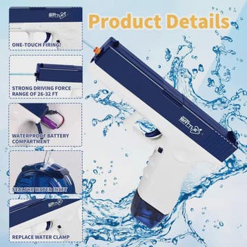 Elektrisch Waterpistool - Automatisch & Handmatig, 32FT Bere, Verzenden, Nieuw