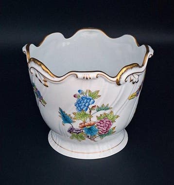 Herend - Tafelservies - 1e keus! Queen Victoria XL cachepot