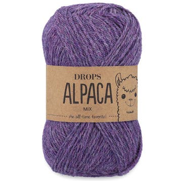 DROPS Alpaca Mix - 4434 amethist - Wol Garen, Hobby en Vrije tijd, Breien en Haken, Ophalen of Verzenden, Nieuw