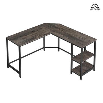 OPRUIMING: Hoekbureau - Nieuw - 138x138x75 cm, Ophalen, Hout, Hoekbureau, Industrieel