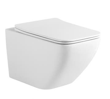 SALE - Salvo 52 - Glans wit - Toiletset - Hangend - Soft, Ophalen of Verzenden, Nieuw